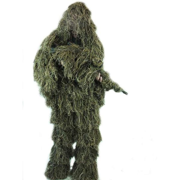 Quality 3x 4x Army Ghillie Suit Camouflage Outdoor Ultralight Tactical Military wholesale