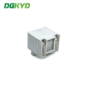 Off White 8P8C 1.5AMP RJ45 Single Port Without LED DIP PCB Mount