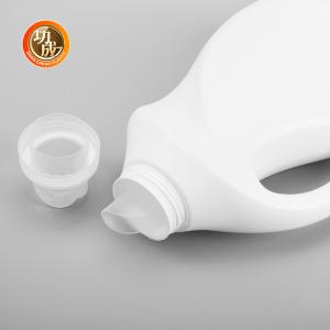 Semi Transparent Detergent Plastic Bottles With Screw Cap