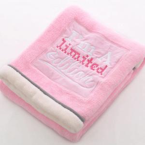 Cheap Travel 30x40 Soft Newborn Blanket Fuzzy Toddlers Fleece Weighted Throw Blanket for sale