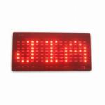 Red color multi language Scrolling LED Message sign Cap
