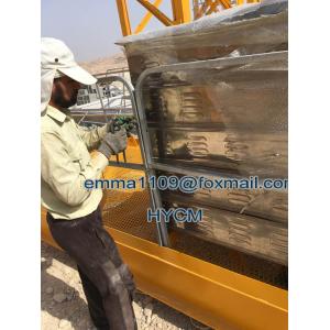 10T Tower Cranes TC6520 65M Load 2.0t End Load With 3m Fold Mast Sections