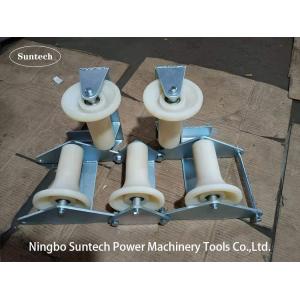 10 KN Corner Cable Roller Three Sheave Corner Ground Roller Stringing Tools