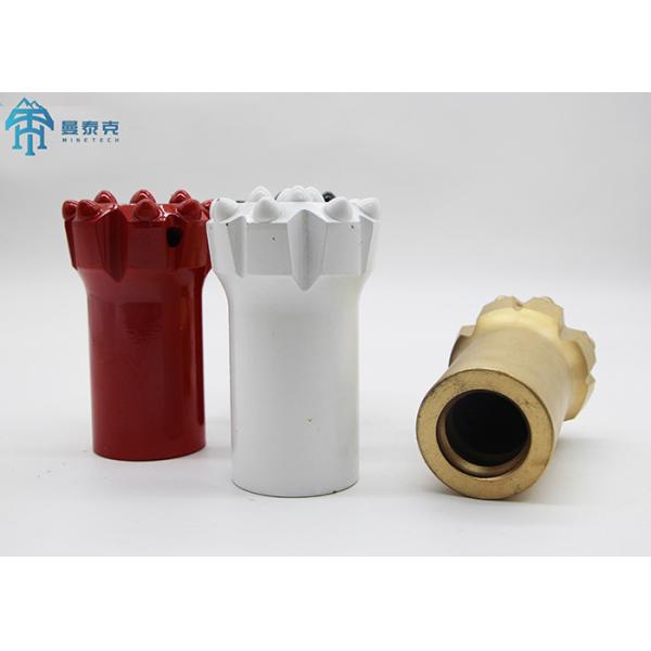 T38 Thread 57mm ~ 115mm Head Diameters High Manganese Steel Thread Button Bit