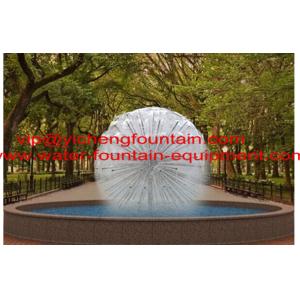 Cheap CE Approval Dandelion Sphere Fountain Nozzles 1-1/2&quot; Brass With Chrome Material for sale