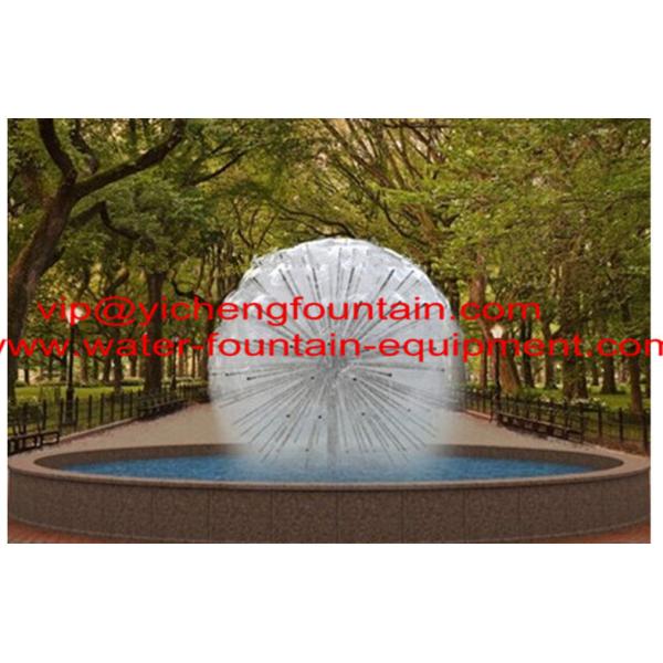 Quality CE Approval Dandelion Sphere Fountain Nozzles 1-1/2" Brass With Chrome Material wholesale