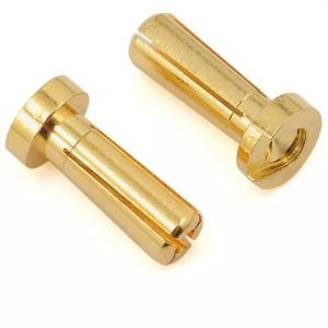 Practical Male Bullet Banana Plug Connectors Gold Plated For RC Battery