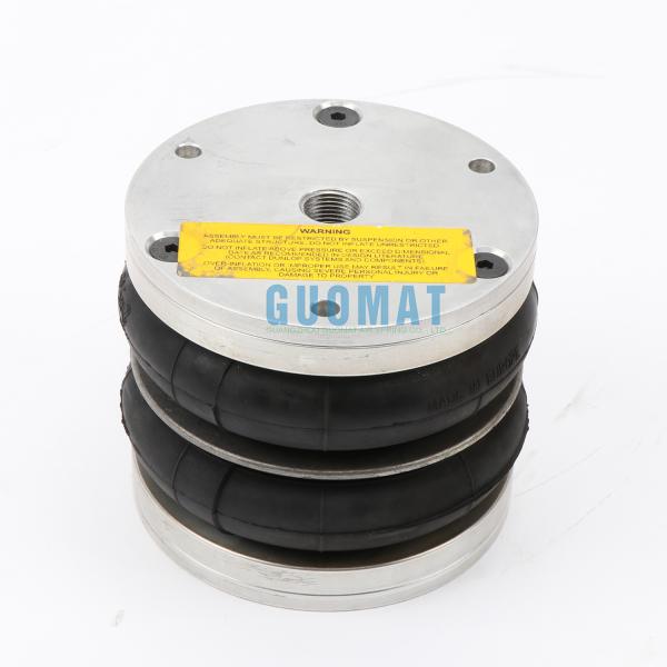 Quality Dunlop Double Convoluted Air Spring 4 1/2X2 Rubber Bellow with Aluminum Plate wholesale