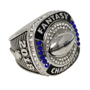 14k Gold Enameled Custom Championship Ring AAA Cubic Zirconia