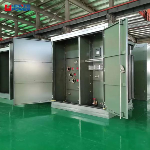 Quality 3750 kVA Three Phase Pad Mounted Transformer with 50/60 Hz Frequency Loop Feed and ANSI/IEEE/IEC Standards wholesale