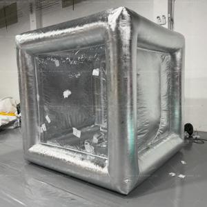 Portable Oxford 2.4m Inflatable Photo booth Cube Cash Cube Money Machine Booth