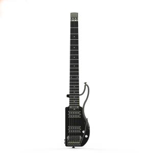 China GRAND Headless Travel Electric Guitar double humbucker GDS-200 Ebony finger board foldable guitar on sale