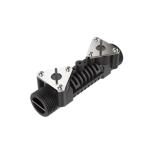 DN25 Transducer Flow Meter 1MHZ Ultrasonic Liquid Flow Transducer With Pipe