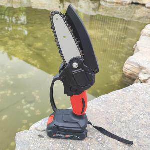 4 Inch Handheld Mini Chainsaw 350W Wood Cutting Lithium Chainsaw