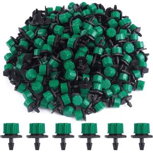 China Adjustable Irrigation Drippers 1/4 Inch Barbed Anti Clogging Drippers on sale