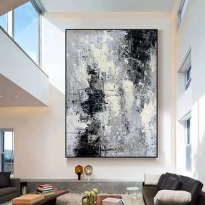 Abstract Handpainted Painting Artwork Large Acrylic Wall Art Oil Canvas Without Frame