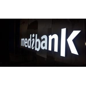 Storefront 3D Acrylic Letters With LED Wall Mounted / Hanging / Free Standing