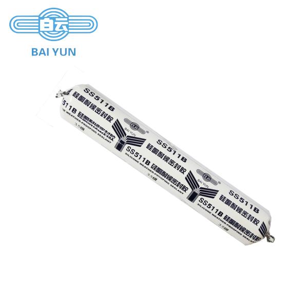 Quality Fast Drying Waterproof Cladding Silicone Sealant Grey Caulk For Plastic wholesale