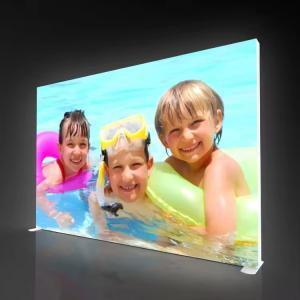 Freestanding Seg Light Box Advertising Light Box Easy To Assemble