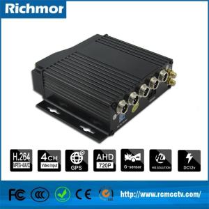 4G Wifi 4 Channels 720p AHD Digital Vehicle Mobile DVR With MAX 128GB Storage