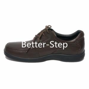Better-step Leather Dibaetic Shoes For Men,Soft Lining and Durable Outsole,Fully