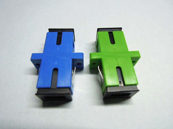 Quality SC Simplex / Multimode Adapter ABS/PBT, Optical Fiber Socket with Plastic Housing wholesale