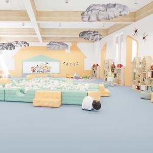 China Heterogeneous Flooring PVC Flooring Easy Maintenance High Stain Resistance For Commercial Spaces With Minimalist Design on sale