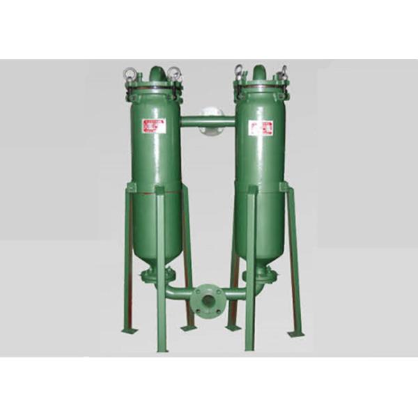 Edible Oil Filter / Duplex Bag Filter Quick Opening Structure For Cosmetic