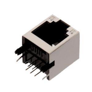 615006143221 Shielded 6P6C Connector Tab Up Female Modular Jack