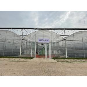 China Baolida High Tunnel Plastic Film Multi Span Tropical Green House Siding Vent Agriculture Greenhouse with Shading System on sale