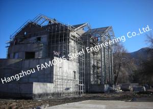 China Light Weight Steel Structure Villa House Pre-Engineered Building Construction With Cladding Systems on sale