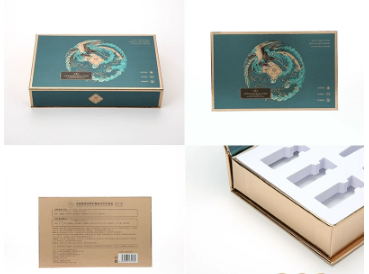 Professional Make-up Packaging Case with Glossy Finish and Foam Lining OptionsLuxury Magnet Flip Cover Make-up Freeze dried powder box with Glossy