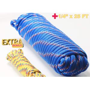 China Diamond Braided Nylon Rope 32 Strands 1/2in 100FT UV Resistant on sale