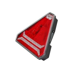 Triangle Wireless Car Warning Led Lamp Red Safely Magnetic Flash Light Kit