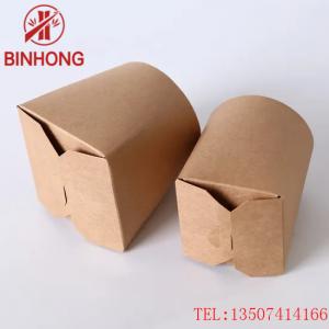 China Stackable Recycle Paper 45oz Kraft Takeaway Boxes on sale