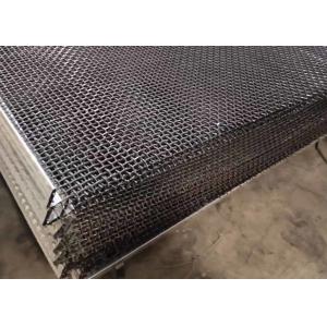 Ss 201 Lock Crimped Vibrating Screen Wire Mesh Size 1.5m X 1.95m