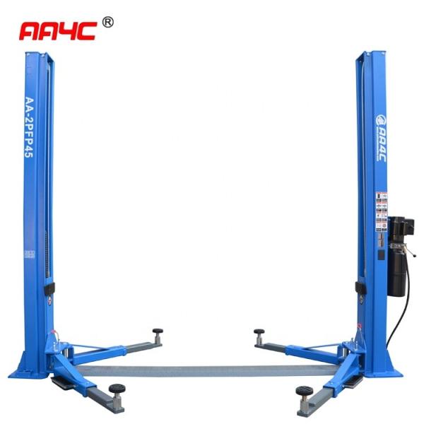 Quality Dual Post Vehicle Lift 8 Fold  4.5T Points Manual Washing Hydraulic Car Parking System wholesale