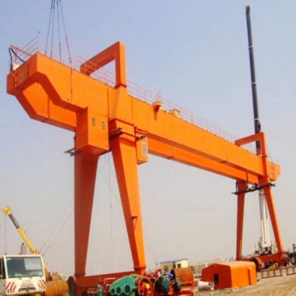Quality 50/10Ton Double Beam Electric Rail Traveling Gantry Crane Box Type wholesale