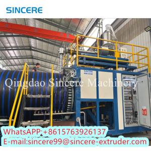 Cheap Automatic HDPE PVC Spiral Pipe Extrusion Line Machinery Plant DN300 for sale