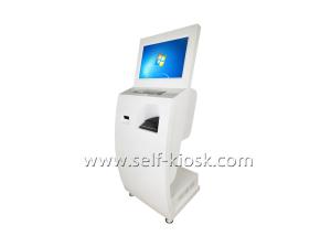 Cheap Guest Friendly Hotel Self Check In Kiosk Custom Color With Passport Scanner for sale