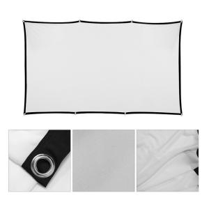 China Simple Elastic Foldable Projector Screen 84 Inch - 150 Inch Tensioned Pull Down Projector Screen on sale