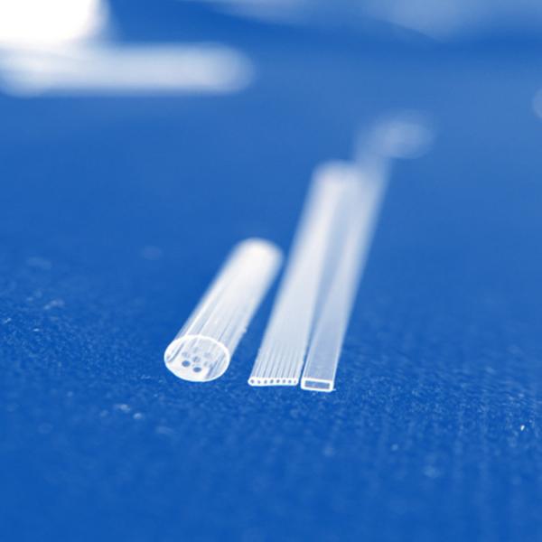 Quality Single Row Quartz Capillary 8 Hole Rectangular Tube wholesale
