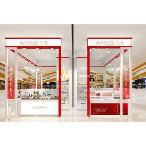 BKC005 Retail Shop Showcase Kiosk Makeup Perfume Kiosk for Sale for Retail Store