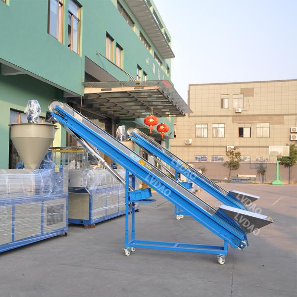 6800*360mm Desk Plastic Conveyor System 0.4kw LSS 01 3000gauss Magnetic Force