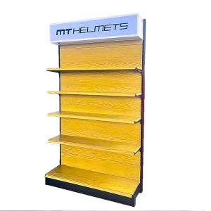 Xingye Factory Custom Size Color Menjual rak gondola single/double shop shelve
