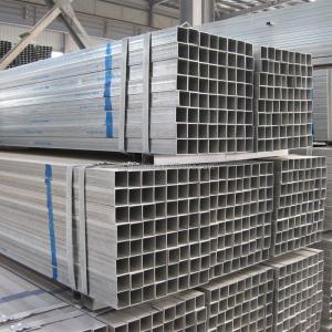 GB Standard GI Galvanized Square Rectangular Tube with 12M Length and 2mm