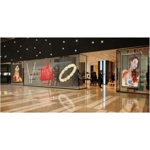 Lightweight Transparent Glass LED Display Easy Dismantle High Refresh Rate