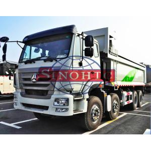China 40 - 50 Ton Dump Truck Strong MAN Engine 4 Axle 340HP Engine Power on sale