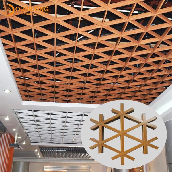 Special Design Triangle Aluminium Profile Suspended Ceiling Decorative False
