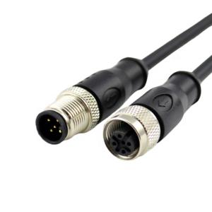 Automatic Circular IP68 IP67 waterproof 3 4 5 6 7 8pin PCB Panel mount cable